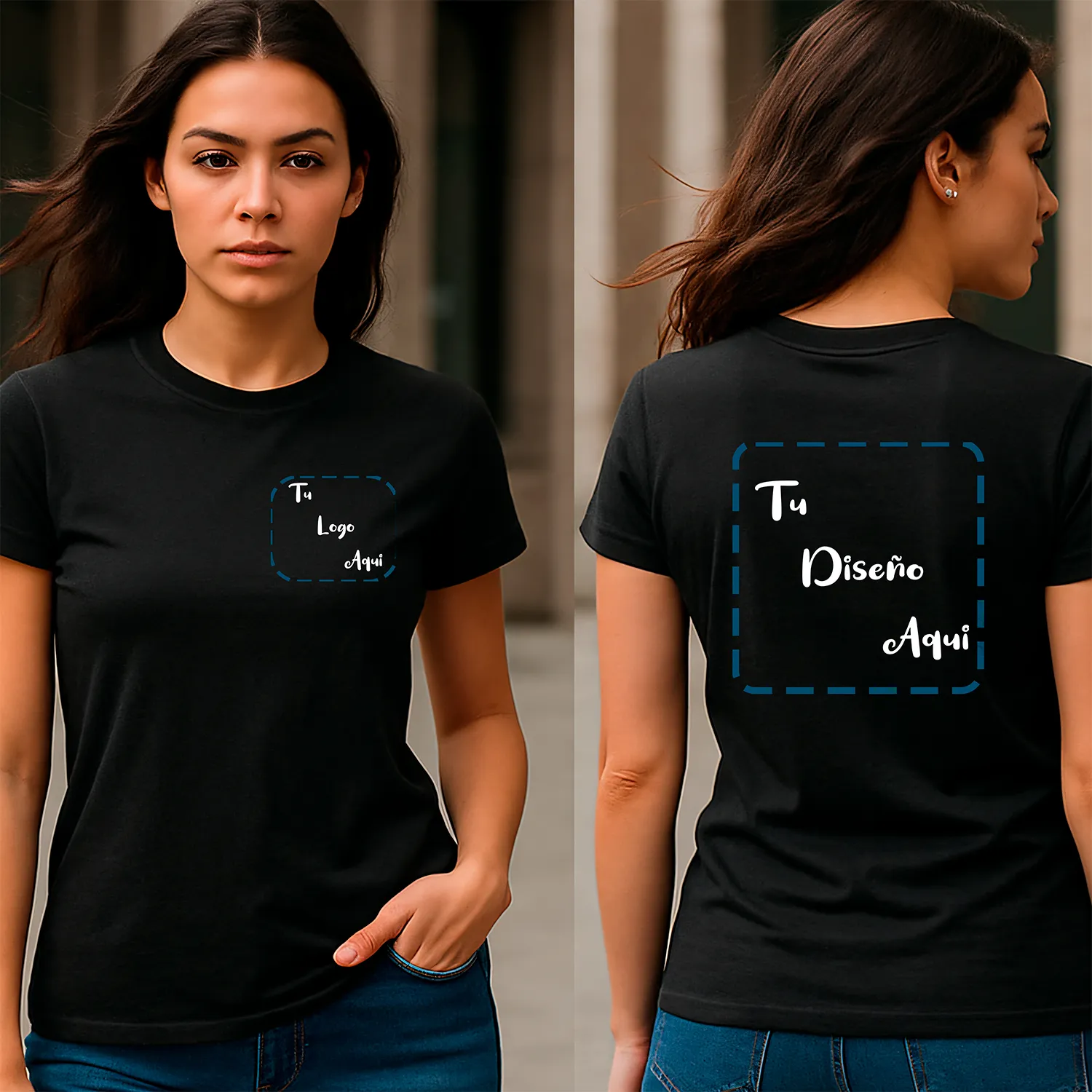 Playera empresarial personalizada SkillHub-Mex