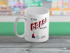 Taza Blanca 11oz Homero Parodia Jabón Roma – "Esta Mancha No se Quita" 🧼✨
