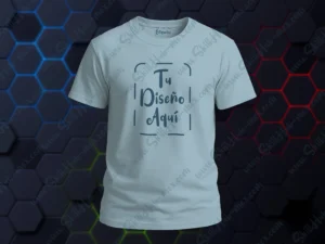 Mockup Editable 🎨 Playera Cuello Redondo 👕 | PSD Capas, Realista, 100% Personalizable