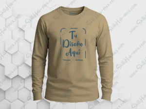 Mockup Editable 🎨 Playera Manga Larga 👕 | PSD Capas, Personalizable, Ultra Realista