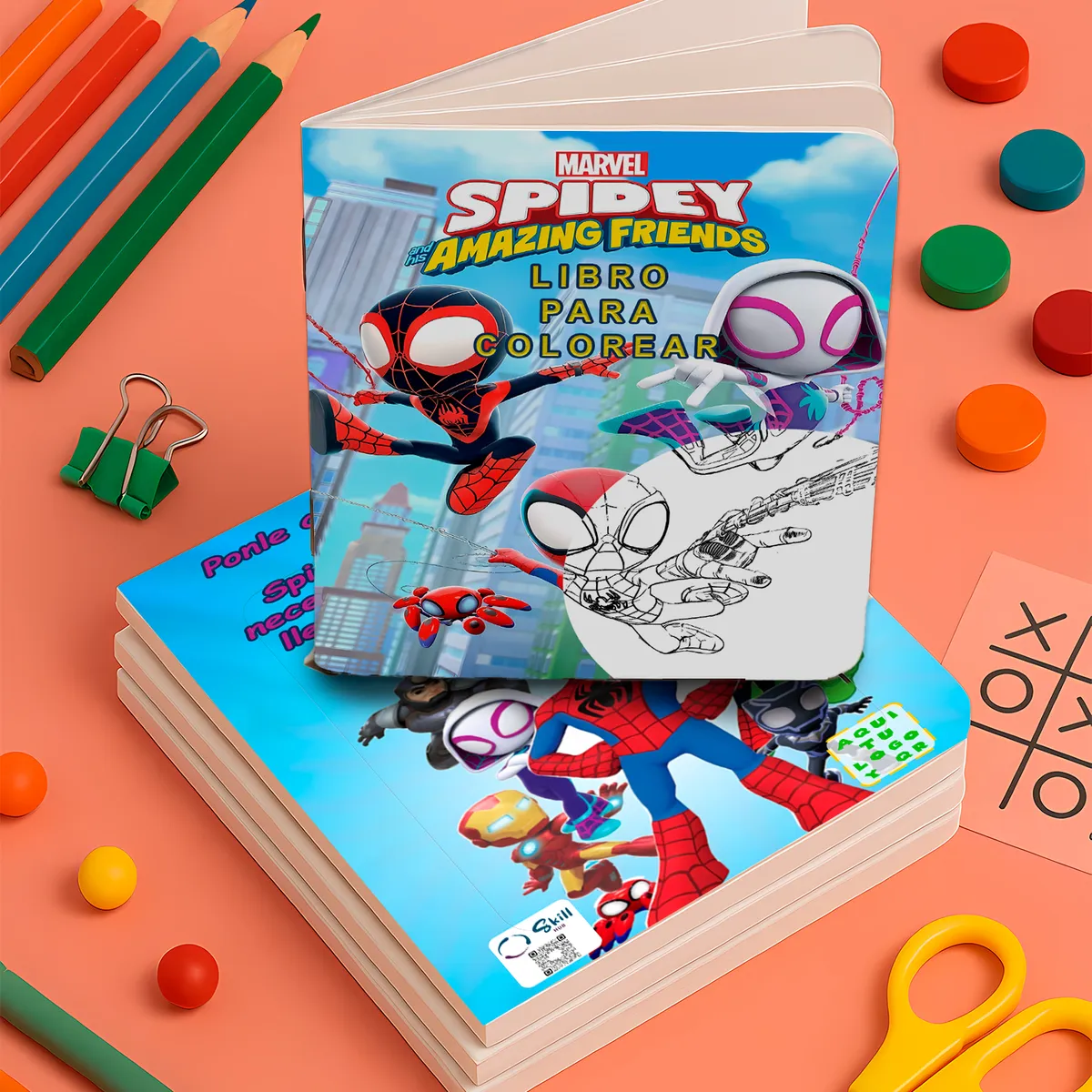 🕷️Libro para Colorear Spider-Man 16 Pág. Fiesta (Digital)🕸️ - Imagen 3