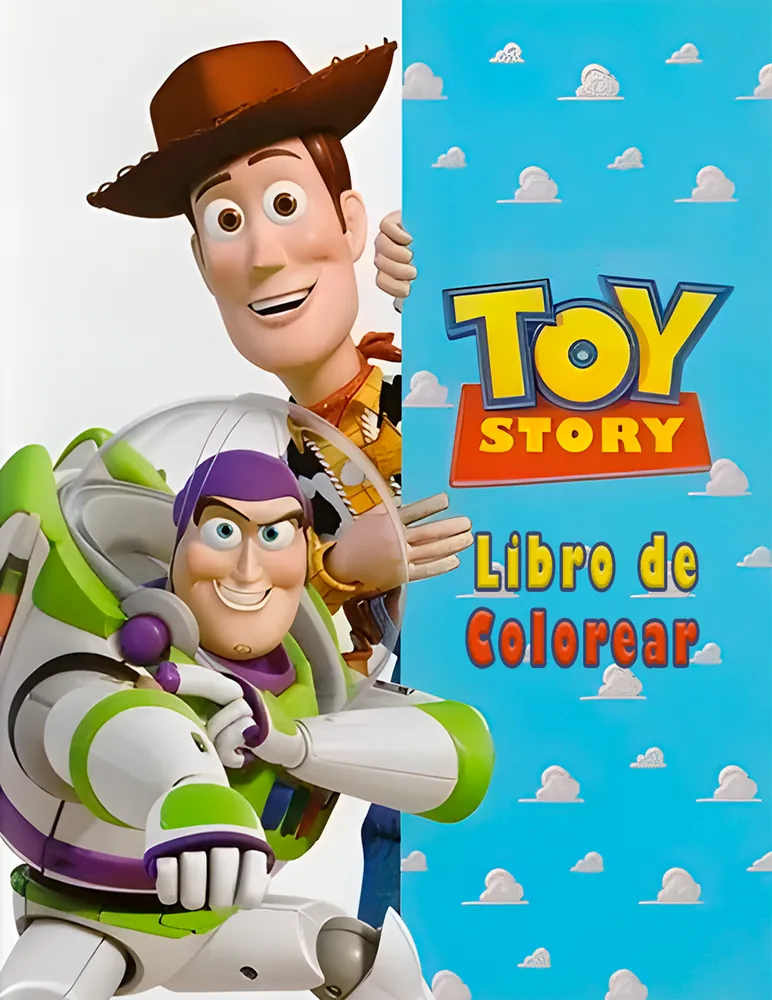 Libro para Colorear Toy Story 16 Pág. Fiesta 🪁🧸 (Digital)