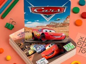 🏎️ Libro para Colorear Cars 16 Pág. Laminado Fiesta 🚗 (Físico)