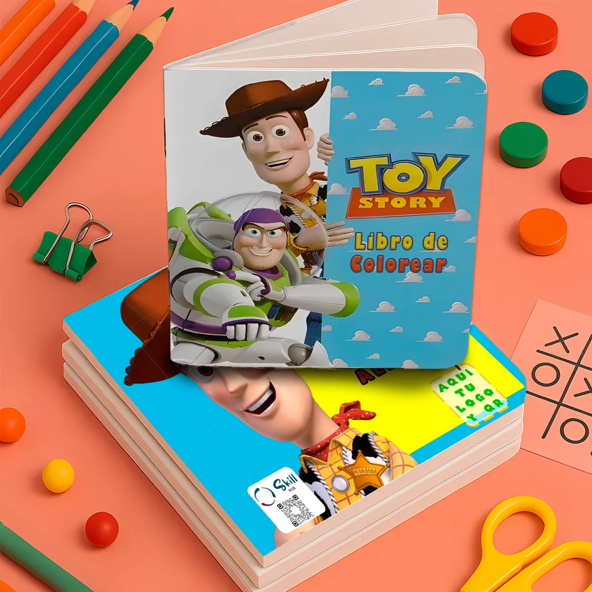 Libro para Colorear Toy Story 16 Pág. Fiesta 🪁🧸 (Digital) - Imagen 3