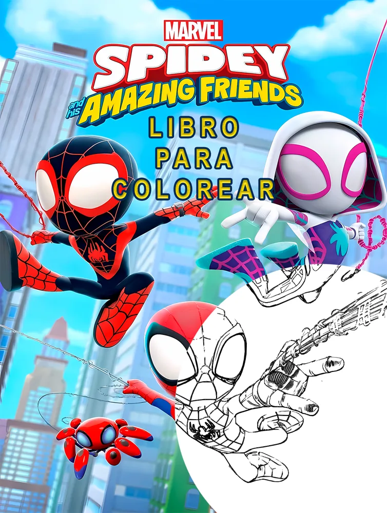🕷️Libro para Colorear Spider-Man 16 Pág. Fiesta (Digital)🕸️