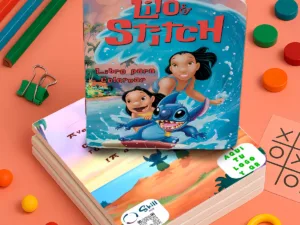 🎨 Libro para Colorear Lilo y Stitch 16 Pág. Laminado Fiesta 🎉(Físico)