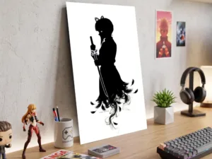 Póster Metálico Kimetsu no Yaiba Demon Slayer Decorativo - Cuadro de Metal 21x28 cm