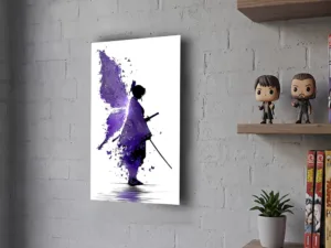 Póster Metálico Shinobu Kocho Pilar del Insecto Demon Slayer - Cuadro de Metal 21x28 cm