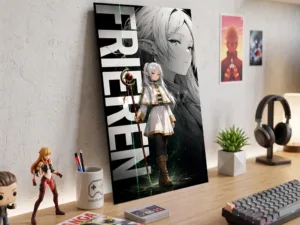 Póster Metálico Frieren Sousou no Frieren Arte Principal - Cuadro de Metal 21x28 cm