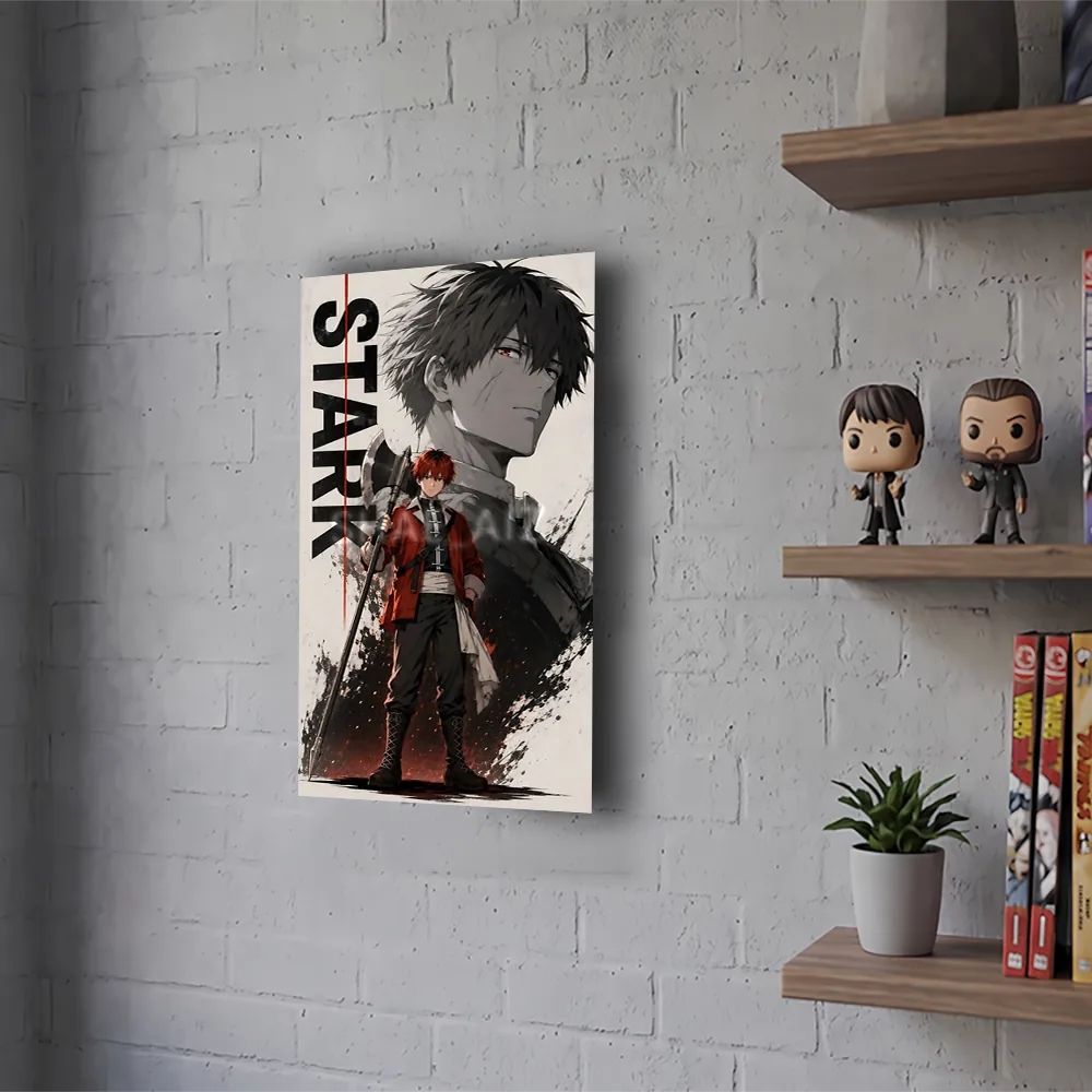 Póster Metálico Stark Sousou no Frieren Anime - Cuadro de Metal 21x28 cm - Imagen 2