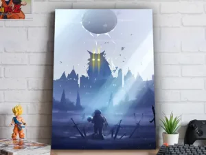 Póster Metálico Re:Zero Anime Decoración Moderna - Cuadro de Metal 21x28 cm