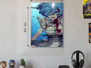 Póster Metálico Rem Re:Zero Edición Especial - Cuadro de Metal 21x28 cm