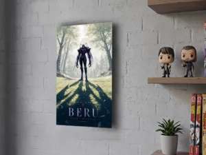 Póster Metálico Beru Rey Hormiga Solo Leveling - Cuadro de Metal 21x28 cm