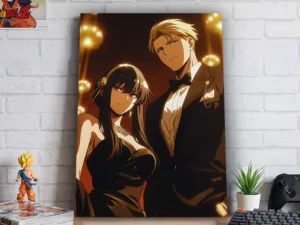 Póster Metálico Spy x Family Familia Forger - Cuadro de Metal Anime 21x28 cm