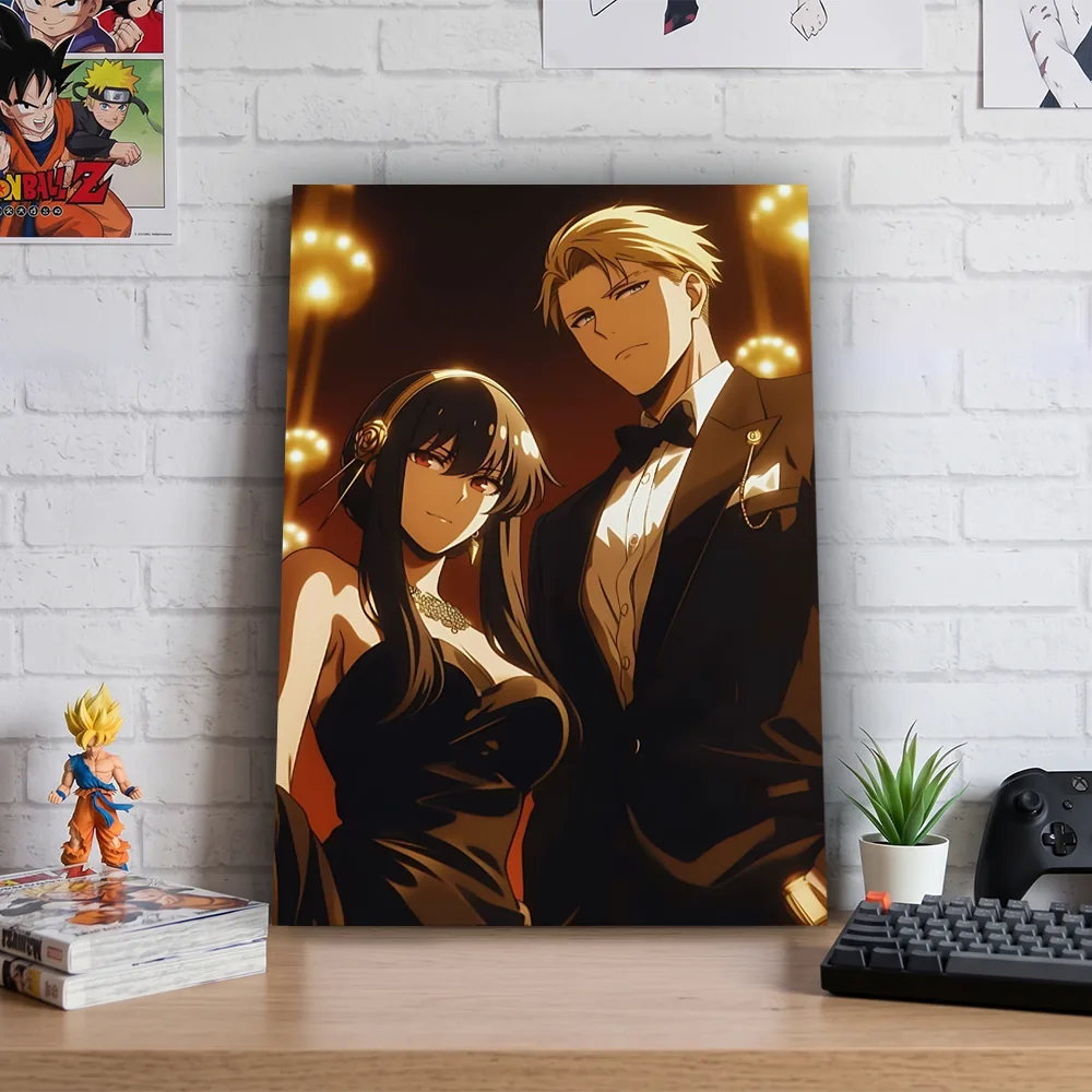 Póster Metálico Spy x Family Familia Forger - Cuadro de Metal Anime 21x28 cm