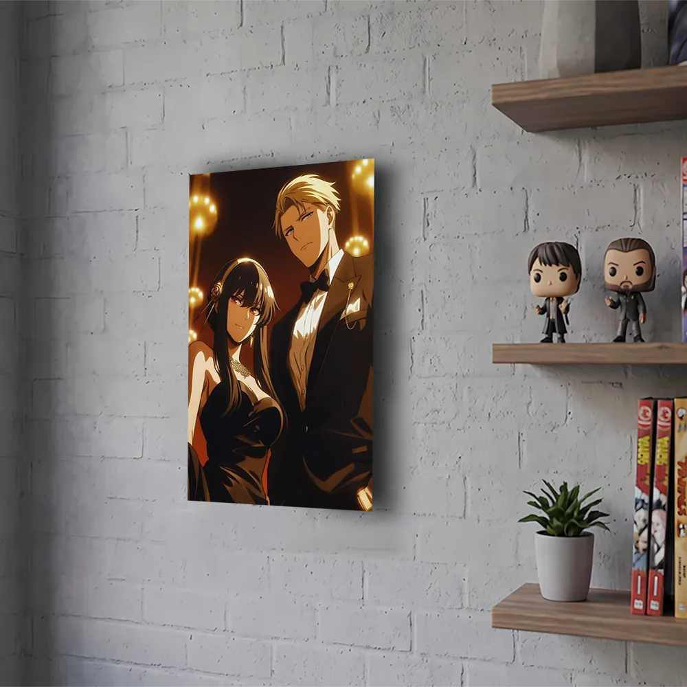 Póster Metálico Spy x Family Familia Forger - Cuadro de Metal Anime 21x28 cm - Imagen 2