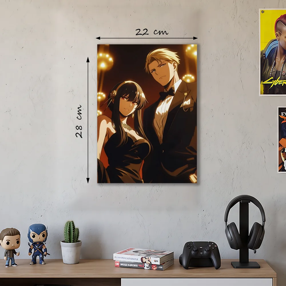 Póster Metálico Spy x Family Familia Forger - Cuadro de Metal Anime 21x28 cm - Imagen 4