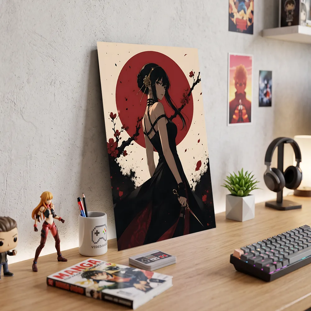 Póster Metálico Yor Forger Spy x Family - Cuadro de Metal Sublimado 21x28 cm