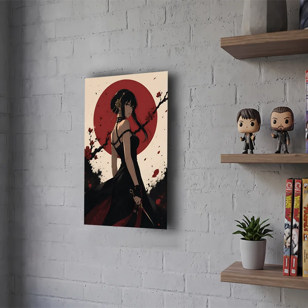 Póster Metálico Yor Forger Spy x Family - Cuadro de Metal Sublimado 21x28 cm - Imagen 2