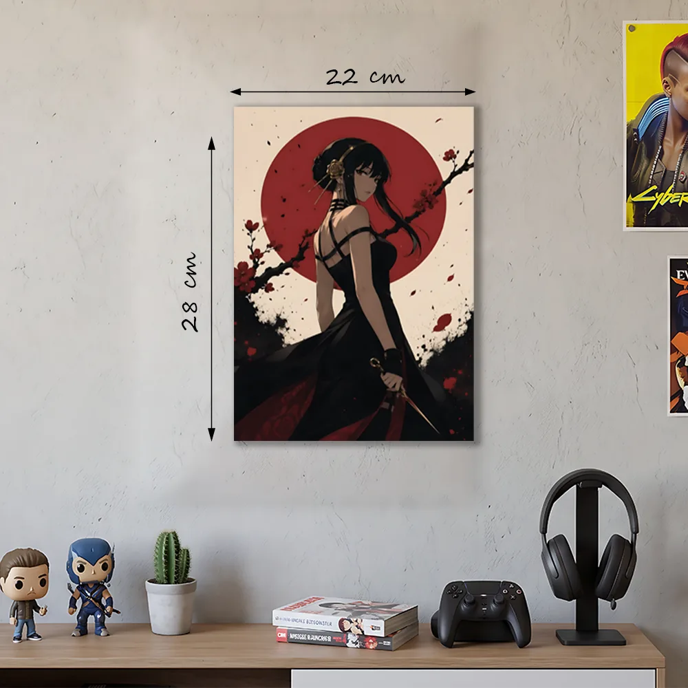Póster Metálico Yor Forger Spy x Family - Cuadro de Metal Sublimado 21x28 cm - Imagen 4