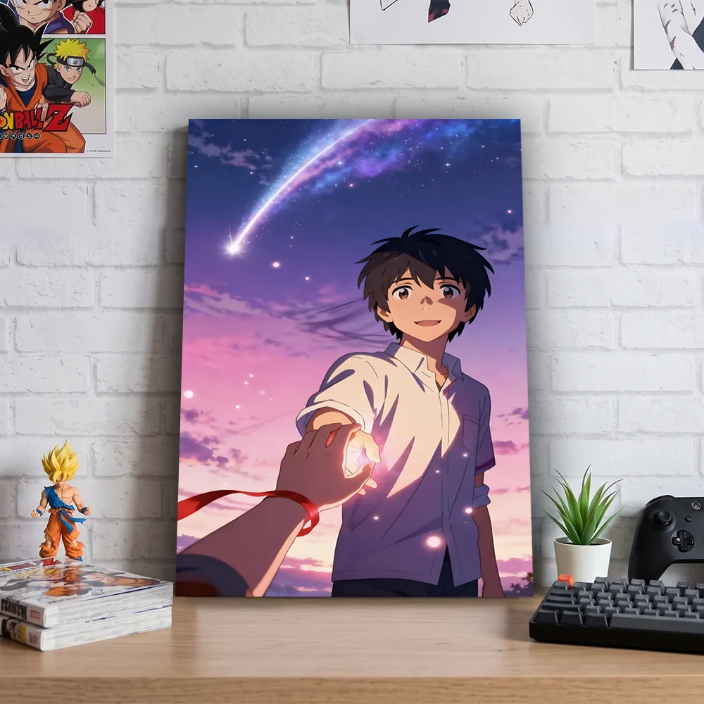Póster Metálico Taki Tachibana Your Name Kimi no Na wa - Cuadro de Metal 21x28 cm - Imagen 3